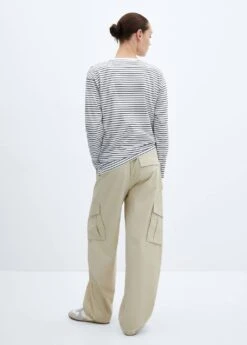 T-shirt Coton à Rayures -Mode Nouvelle Magasin 57014403 01 R