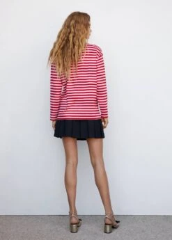 T-shirt Coton à Rayures -Mode Nouvelle Magasin 57014403 84 R