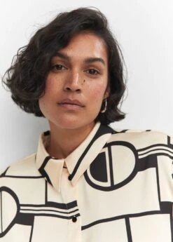 Chemise à Imprimé Géométrique 16 Chemise à Imprimé Géométrique -Mode Nouvelle Magasin 57015792 99 D4