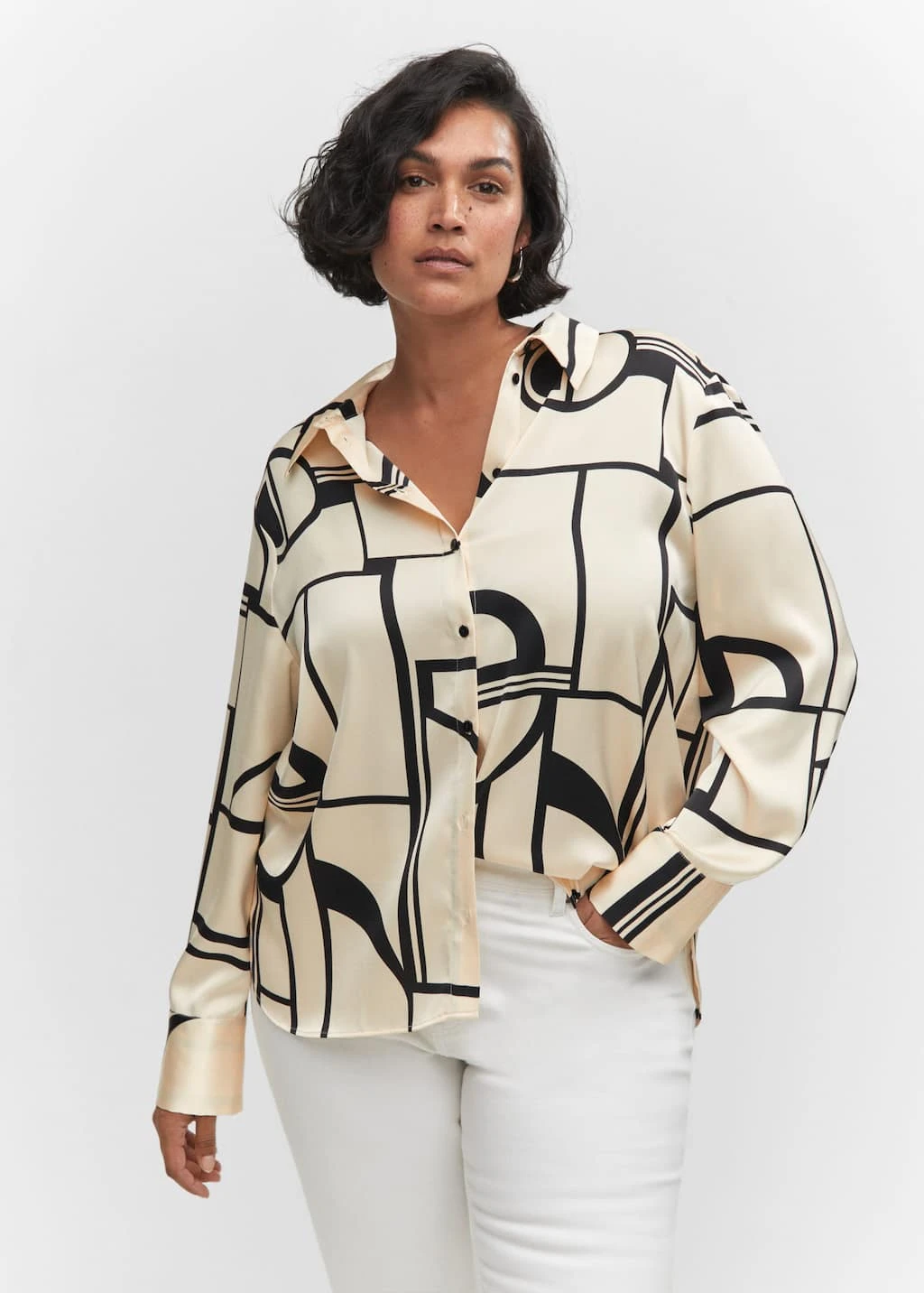 Chemise à Imprimé Géométrique 8 Chemise à Imprimé Géométrique – Image 8