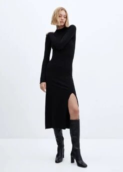 Robe Maille Ouverture Latérale -Mode Nouvelle Magasin 57015796 99 99999999 01