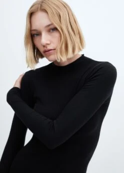 Robe Maille Ouverture Latérale -Mode Nouvelle Magasin 57015796 99 D1