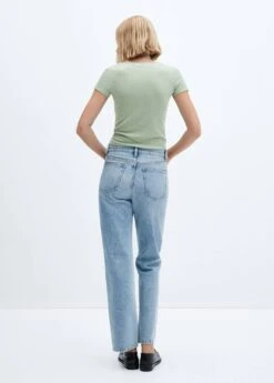 T-shirt Manches Courtes Maille Côtelée -Mode Nouvelle Magasin 57015798 43 R