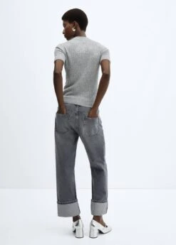 Pull-over Laine Torsades Manches Courtes -Mode Nouvelle Magasin 57015806 91 R