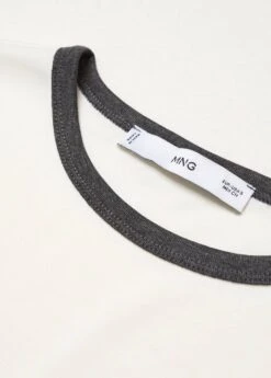 T-shirt Liserés Contrastants -Mode Nouvelle Magasin 57015981 01 D8