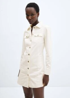 Robe En Jean Boutons