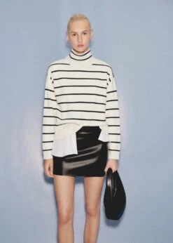 Pull-over Oversize Col Roulé -Mode Nouvelle Magasin 57017725 56 D6