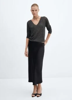 Pull-over Lurex Col V -Mode Nouvelle Magasin 57017727 99 99999999 01