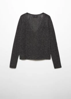 Pull-over Lurex Col V -Mode Nouvelle Magasin 57017727 99 B