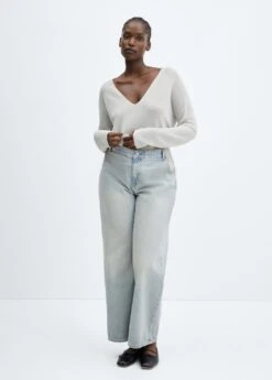 Pull-over Lurex Col V -Mode Nouvelle Magasin 57017727 PL D3