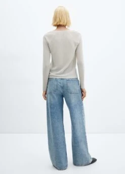 Pull-over Lurex Col V -Mode Nouvelle Magasin 57017727 PL R