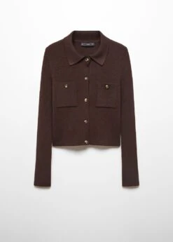 Cardigan Poches Côtelé -Mode Nouvelle Magasin 57017759 30 B