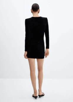 Robe Velours épaulettes -Mode Nouvelle Magasin 57019111 99 R