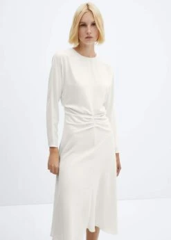 Robe à Détail Froncé