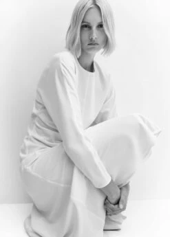 Robe à Détail Froncé -Mode Nouvelle Magasin 57019127 05 D2