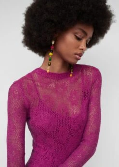 Robe Brodée Semi-transparente -Mode Nouvelle Magasin 57020251 88 D1