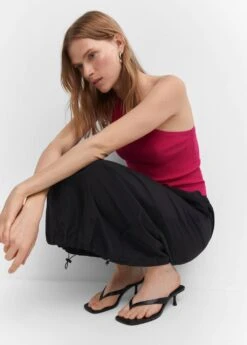 Top Maille Col Asymétrique -Mode Nouvelle Magasin 57020255 88 D2