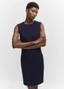 Robe Sans Manches Maille Point De Rome