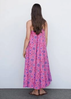 Robe Fleurie Col V -Mode Nouvelle Magasin 57022890 85 R