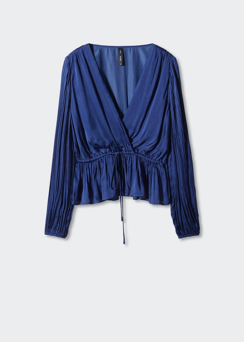 Blouse Cache-cœur Satinée 6 Blouse Cache-cœur Satinée – Image 6