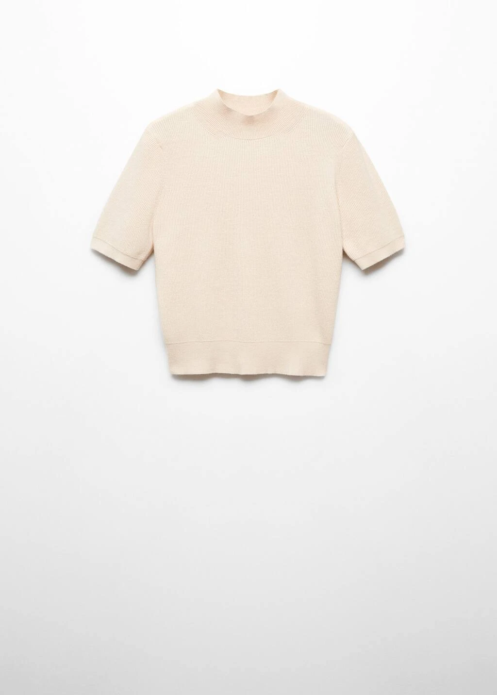 Pull-over Col Montant Manches Courtes 14 Pull-over Col Montant Manches Courtes – Image 14