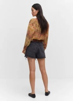 Blouse Imprimée Fermeture Nœud -Mode Nouvelle Magasin 57023822 15 R