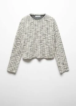 Pull-over Tweed Col Rond -Mode Nouvelle Magasin 57025798 05 B