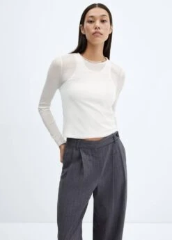 T-shirt Combiné Coton