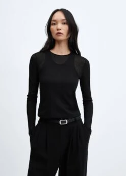 T-shirt Combiné Coton -Mode Nouvelle Magasin 57025814 99