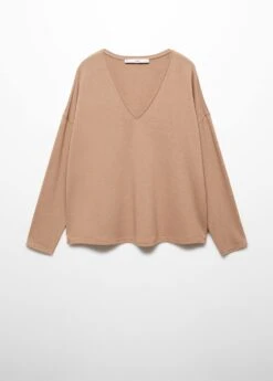 T-shirt Manches Longues Col V -Mode Nouvelle Magasin 57025956 35 B