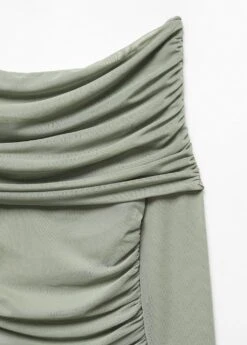 T-shirt Tulle épaules Dénudées -Mode Nouvelle Magasin 57027758 43 D8