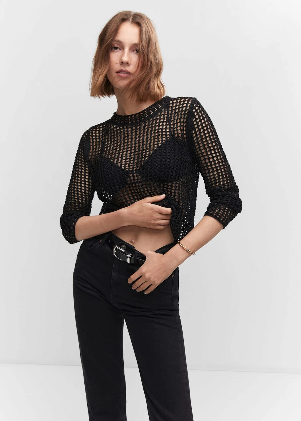 Pull-over Ajouré Lurex 1 Pull-over Ajouré Lurex