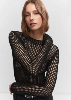 Pull-over Ajouré Lurex 10 Pull-over Ajouré Lurex -Mode Nouvelle Magasin 57030255 99 D1