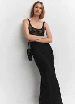 Top Lurex Maille Ajourée -Mode Nouvelle Magasin 57030256 99 D2