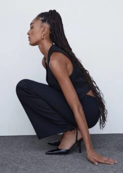 Pantalon Costume Wideleg -Mode Nouvelle Magasin 57033796 99 D2