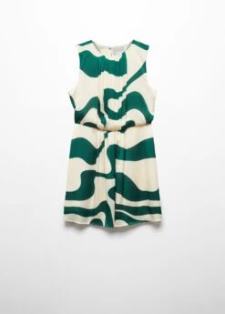 Robe Imprimée Détails Plissés -Mode Nouvelle Magasin 57033815 43 B