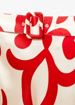 Jupe Imprimée Ceinture -Mode Nouvelle Magasin 57033819 02 D8