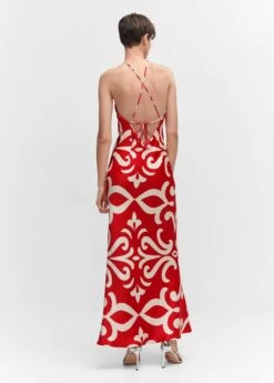 Robe Emmanchures Américaines Détail Fleur -Mode Nouvelle Magasin 57033822 70 R