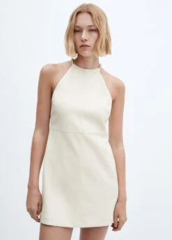 Robe Emmanchures Américaines Similicuir