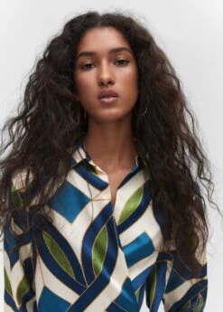 Robe Satinée Imprimée -Mode Nouvelle Magasin 57034434 52 D1