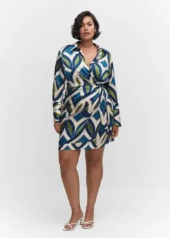 Robe Satinée Imprimée -Mode Nouvelle Magasin 57034434 52 D3