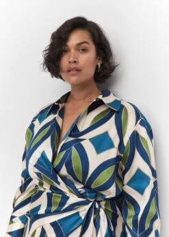 Robe Satinée Imprimée -Mode Nouvelle Magasin 57034434 52 D4