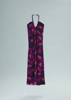 Robe Imprimée Soie Décolletée -Mode Nouvelle Magasin 57035152 65 B