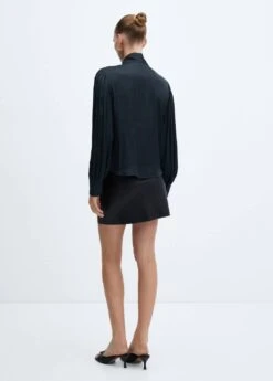 Blouse Satinée Nœud -Mode Nouvelle Magasin 57035791 95 R