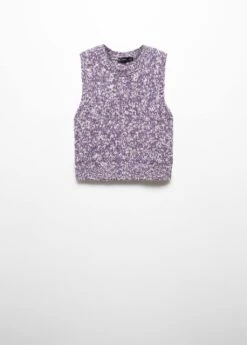 Gilet Chiné Maille -Mode Nouvelle Magasin 57035793 61 B