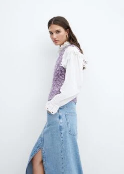 Gilet Chiné Maille -Mode Nouvelle Magasin 57035793 61 D2