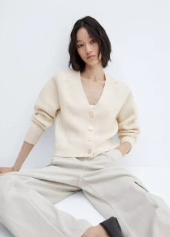 Cardigan Détail épaules -Mode Nouvelle Magasin 57035801 05 D2