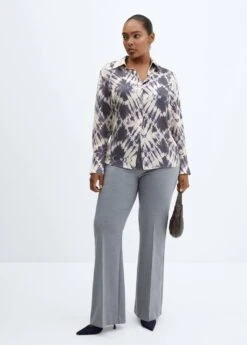 Chemise Tie And Dye Satinée -Mode Nouvelle Magasin 57035811 68 D3