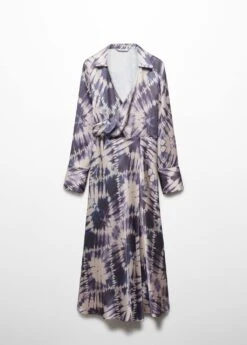 Robe Tie And Dye Satinée -Mode Nouvelle Magasin 57036028 68 B