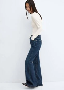 T-shirt Côtelé Manches Longues -Mode Nouvelle Magasin 57037755 01 D2